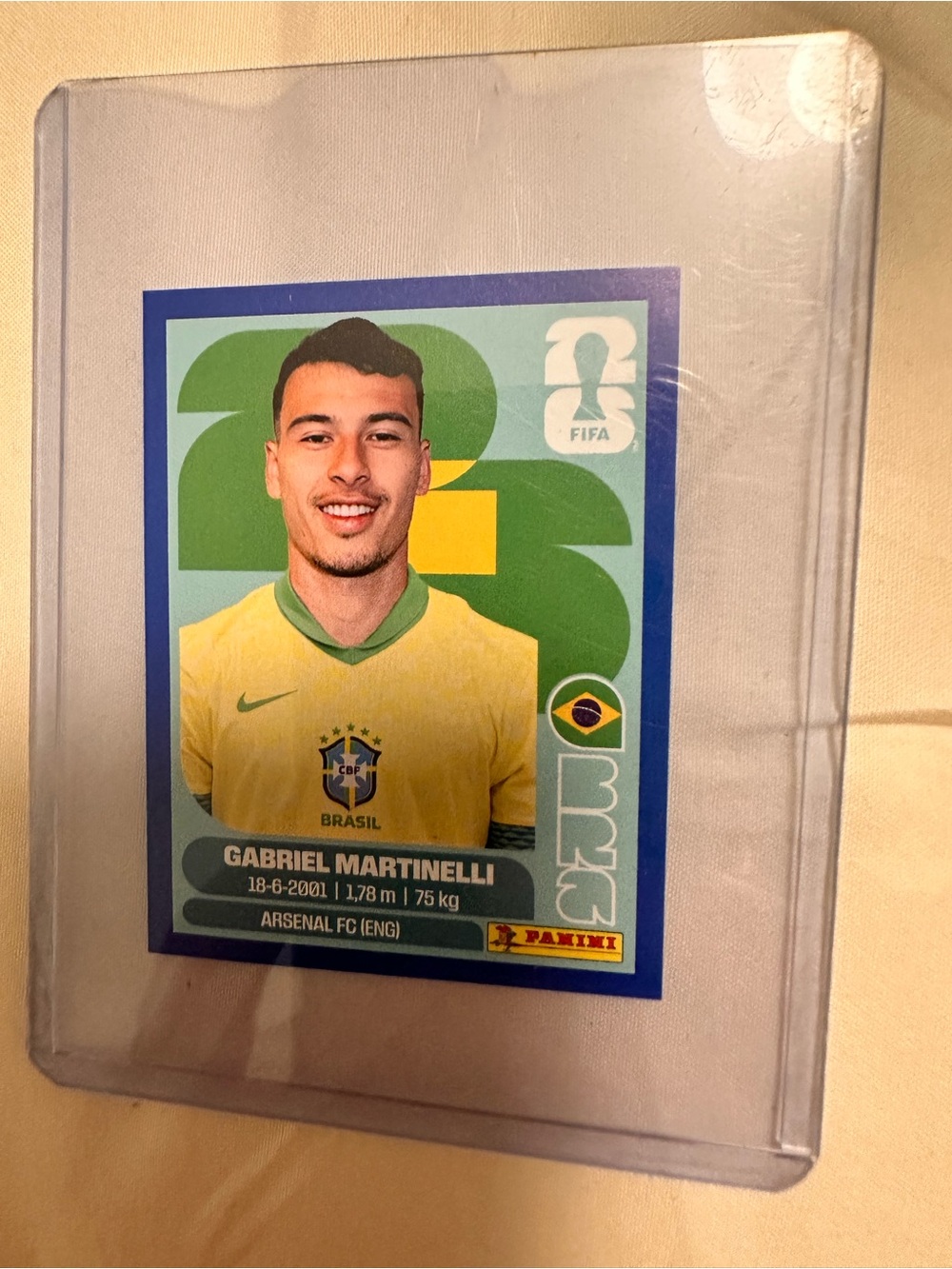 Panini Gabriel Martinelli Brazil 🇧🇷
